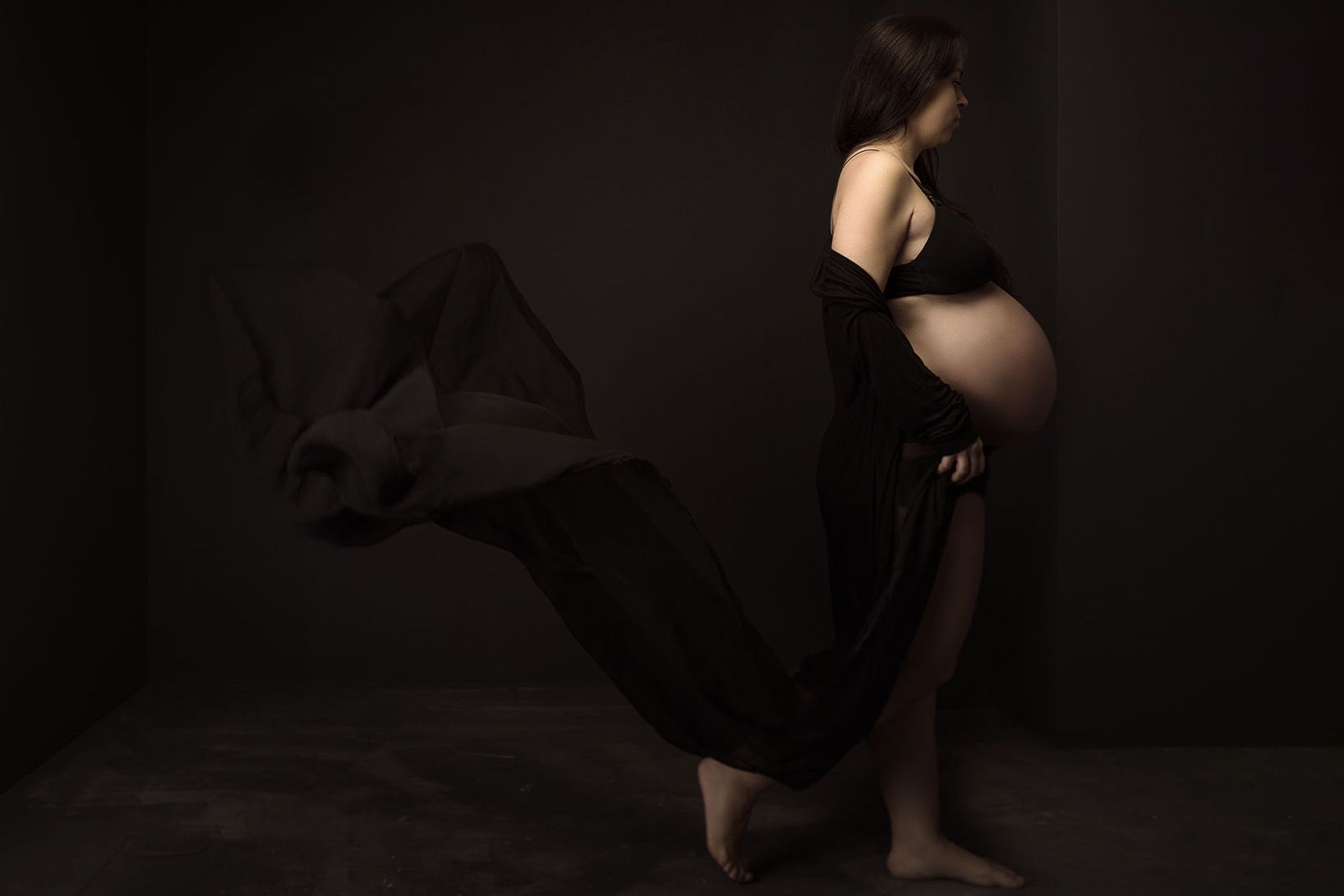 Imagen, retrato de una futura mamá